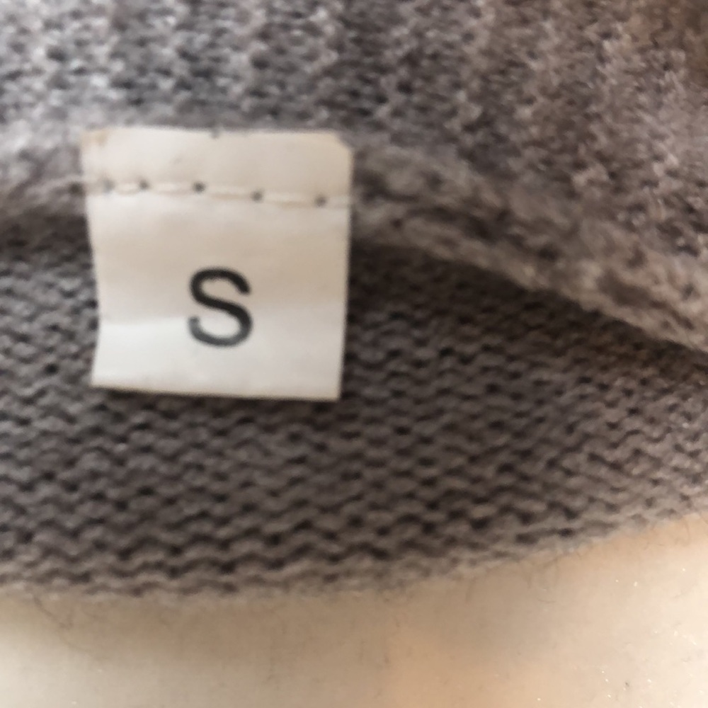 Gray Crossover Pullover Wrap In Front Style Sweat… - image 3